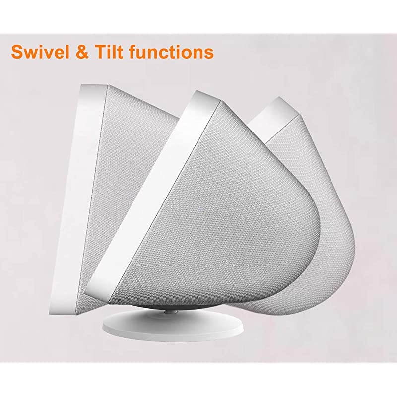 Stand for Echo Show 5 and Show 8 Adjustable Mount Accessories for  Alexa Show Magnetic Attachment Swivel Tilt Function AntiSlip Base 2019 Release White