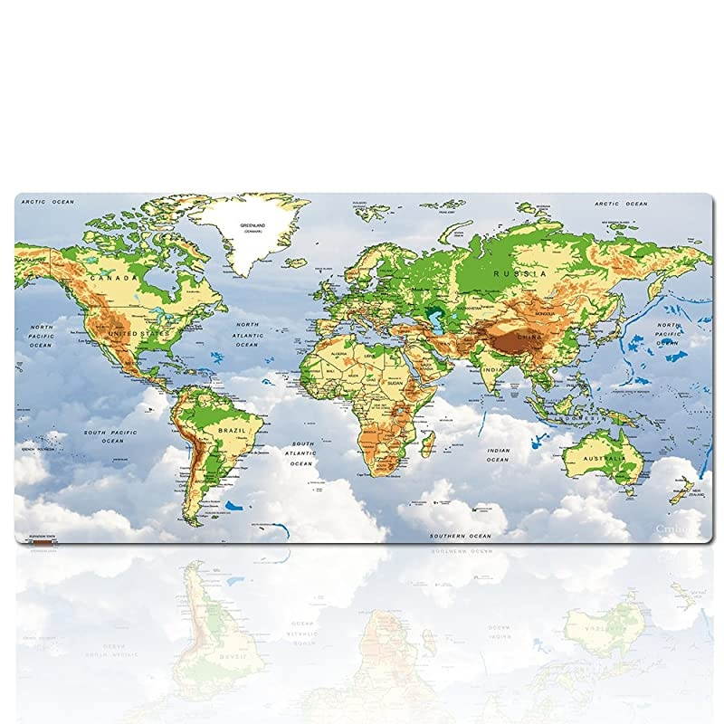 XXL Gaming Mouse Mat Extended Extra Large Mouse Pad 80x40 CYMap