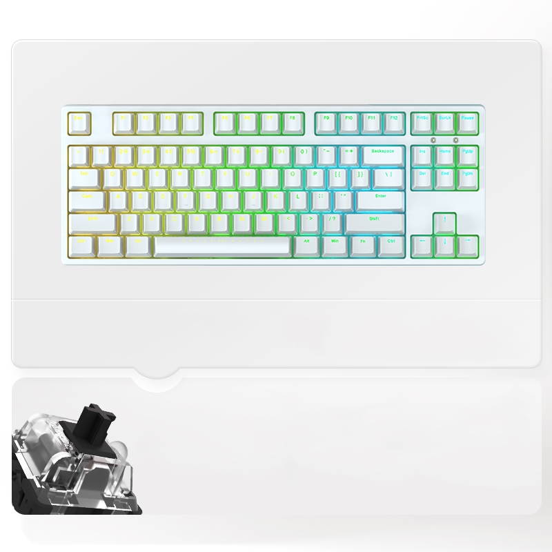 iKBC  F410 108-key RGB Backlit  Cherry MX Switch Mechanical Gaming Keyboard, N-key Rollover, PBT Keycaps
