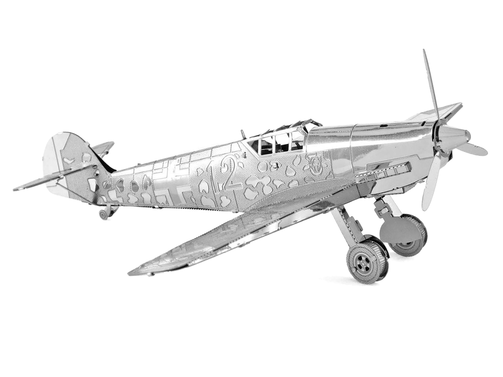 Level 2 Model Kit Messerschmitt Bf109E-3/E-4 Fighter Aircraft with Scheme Options 1/48 Plastic Model Kit by Airfix