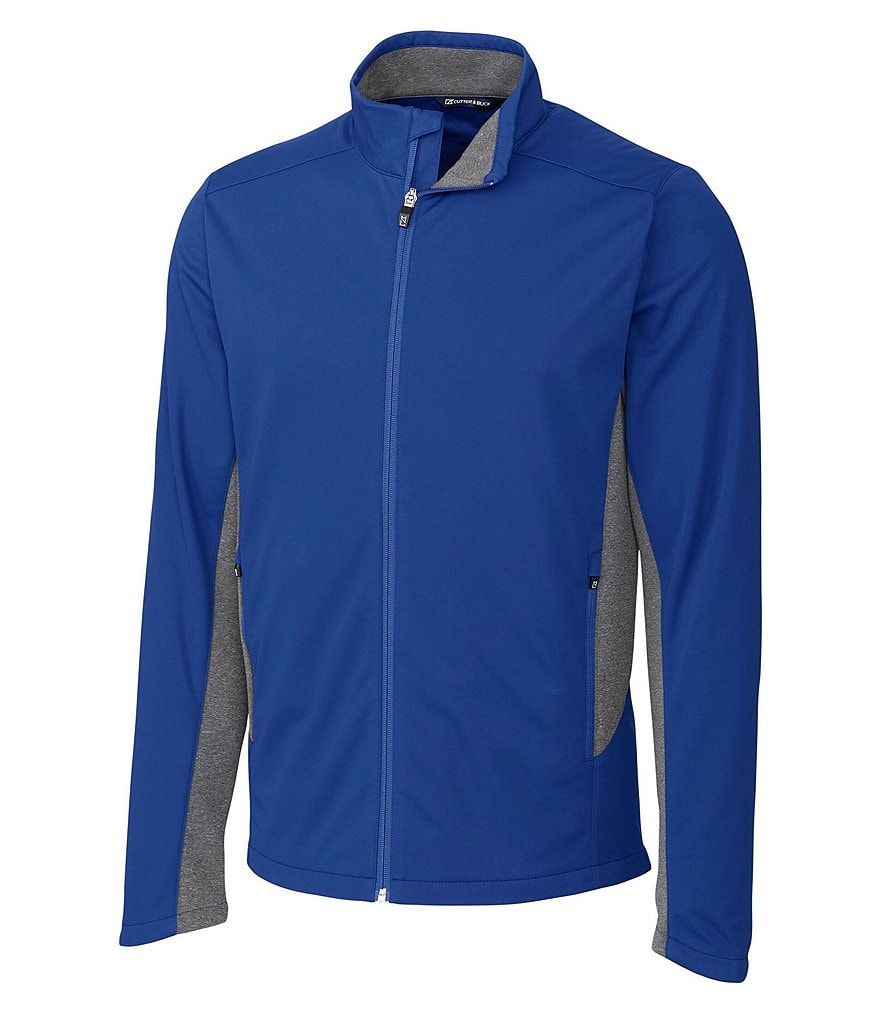 Cutter & Buck Big & Tall Stealth Performance Stretch Full-Zip Jacket