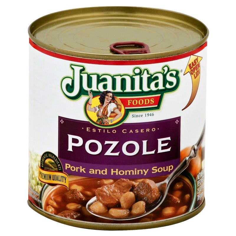 Juanita's Pozole Pork and Hominy Soup 29oz