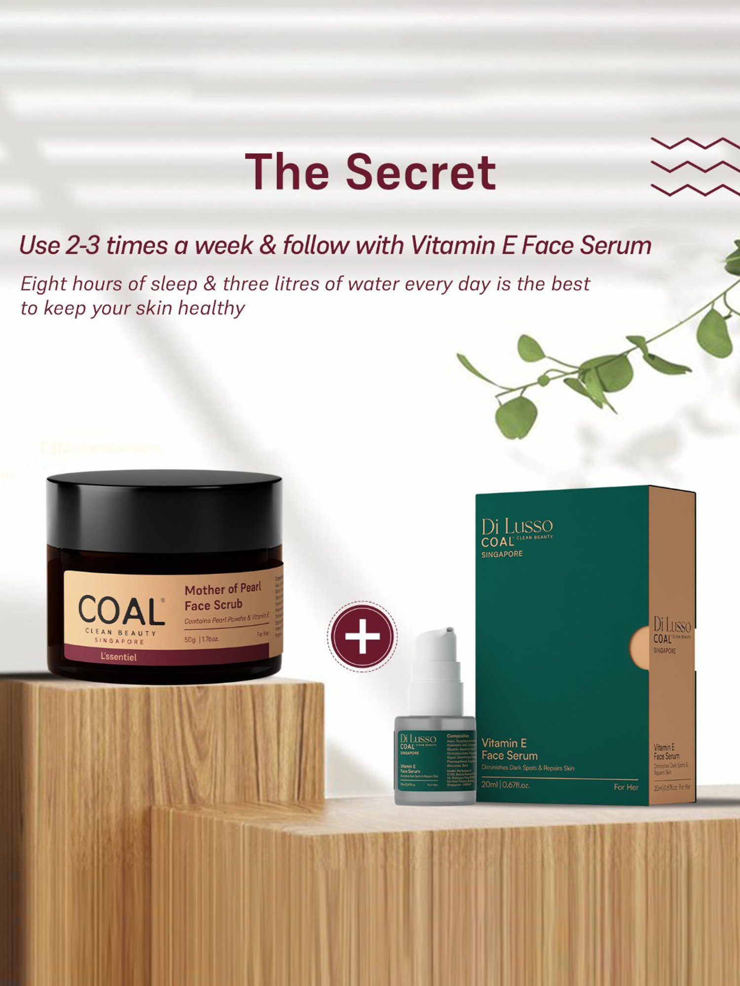 COAL Clean Beauty Mother of Pearl Face Scrub for Women - 50 gm