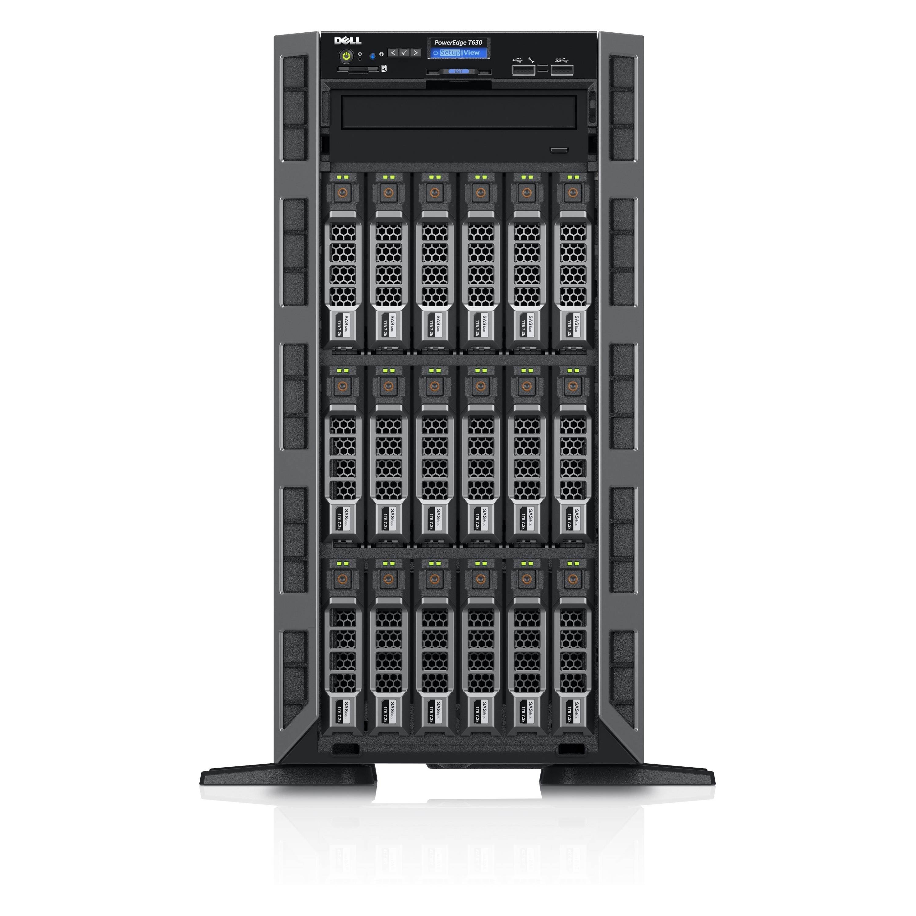 Dell PowerEdge T630 5U Tower Server - Intel Xeon E5-2640 v3 2.60 GHz