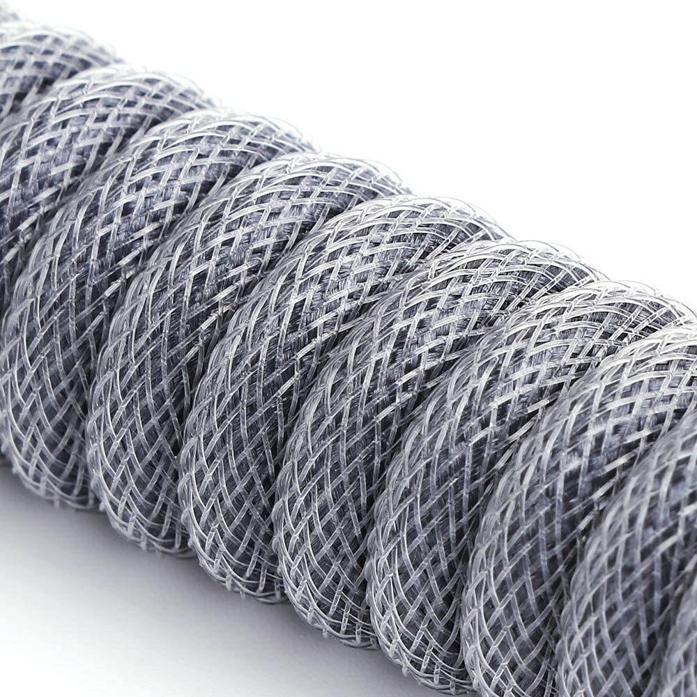 EPOMAKER EP-01 Custom Coiled Double Sleeved Type-C Detachable Cable for Mechanical Keyboard (EP-01)