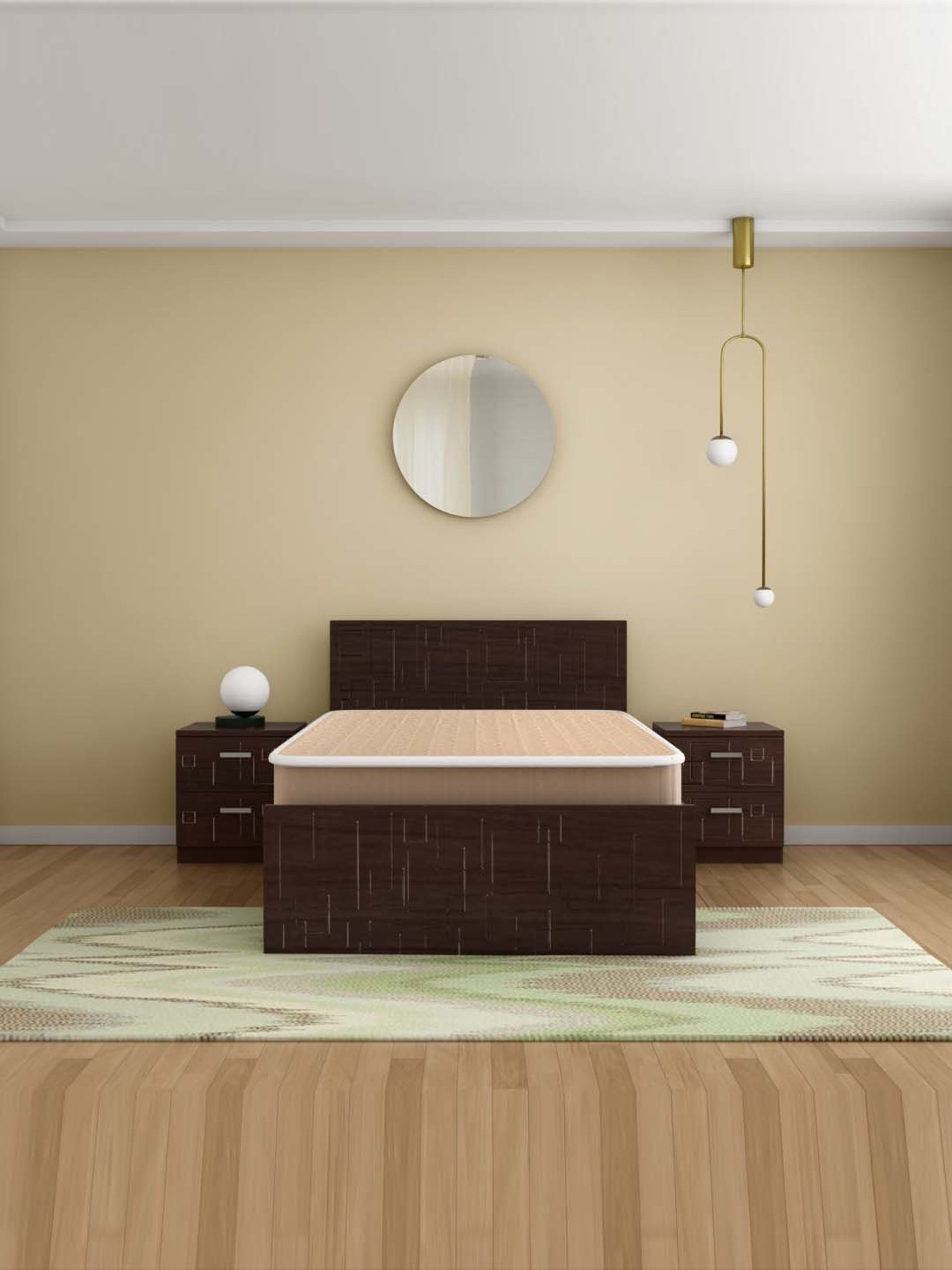 Godrej Interio Dual Magic Plus Beige Bonded Foam Single Bed Mattress