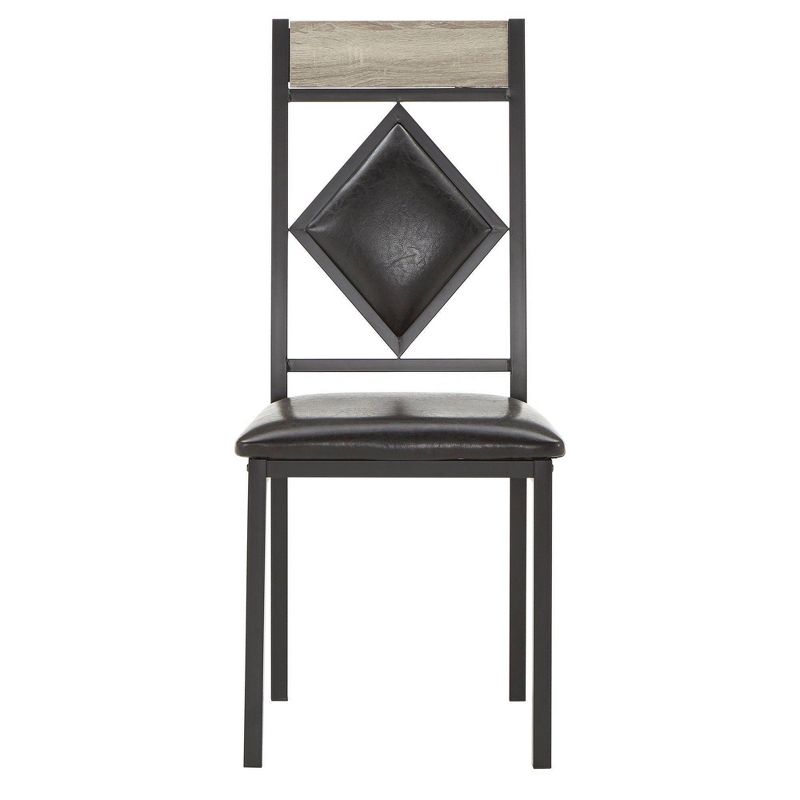 5pc Kalinda Dining Set Black - Inspire Q