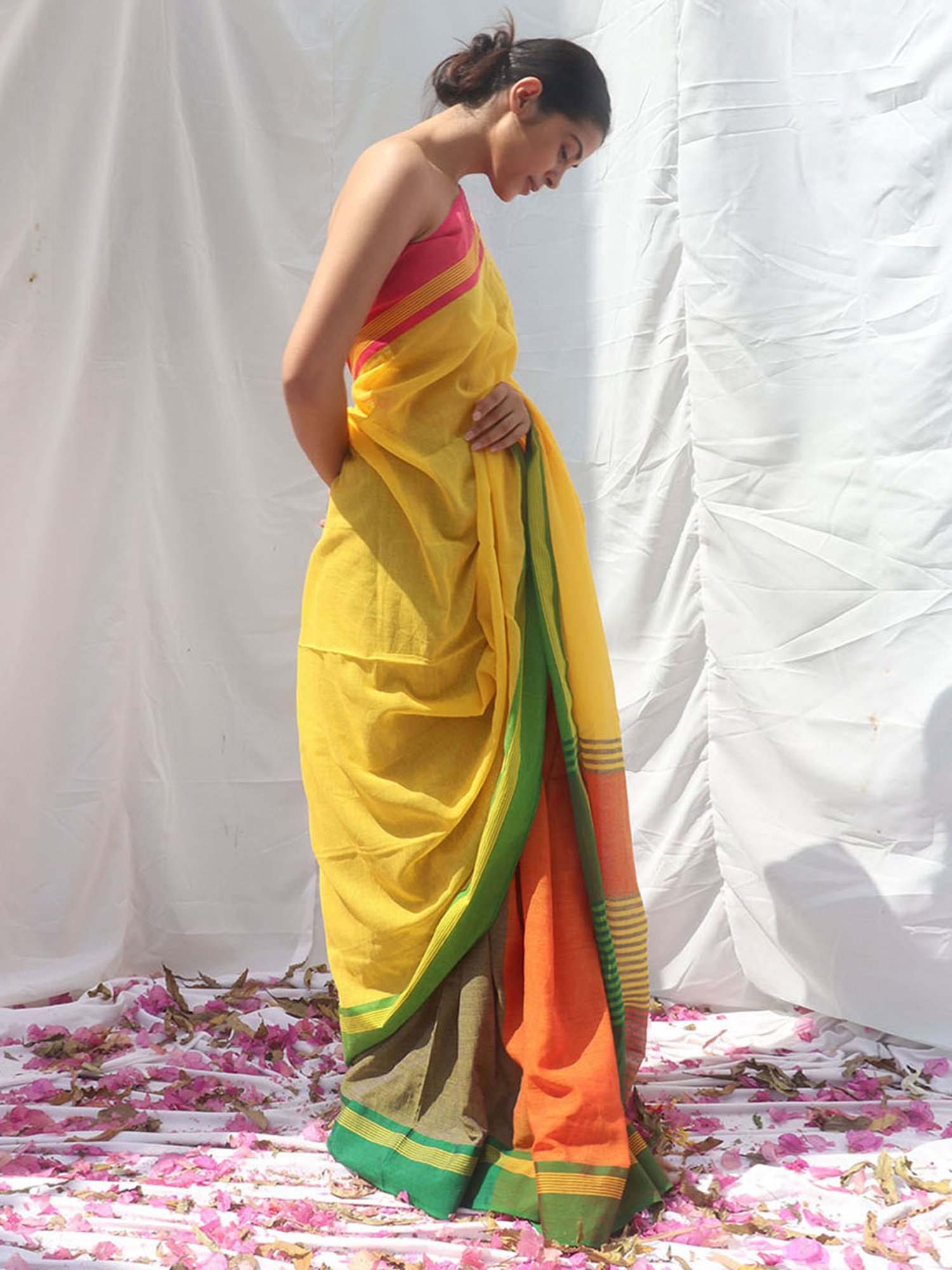 Chidiyaa Subarnalata Handwoven Cotton Saree - LIDD