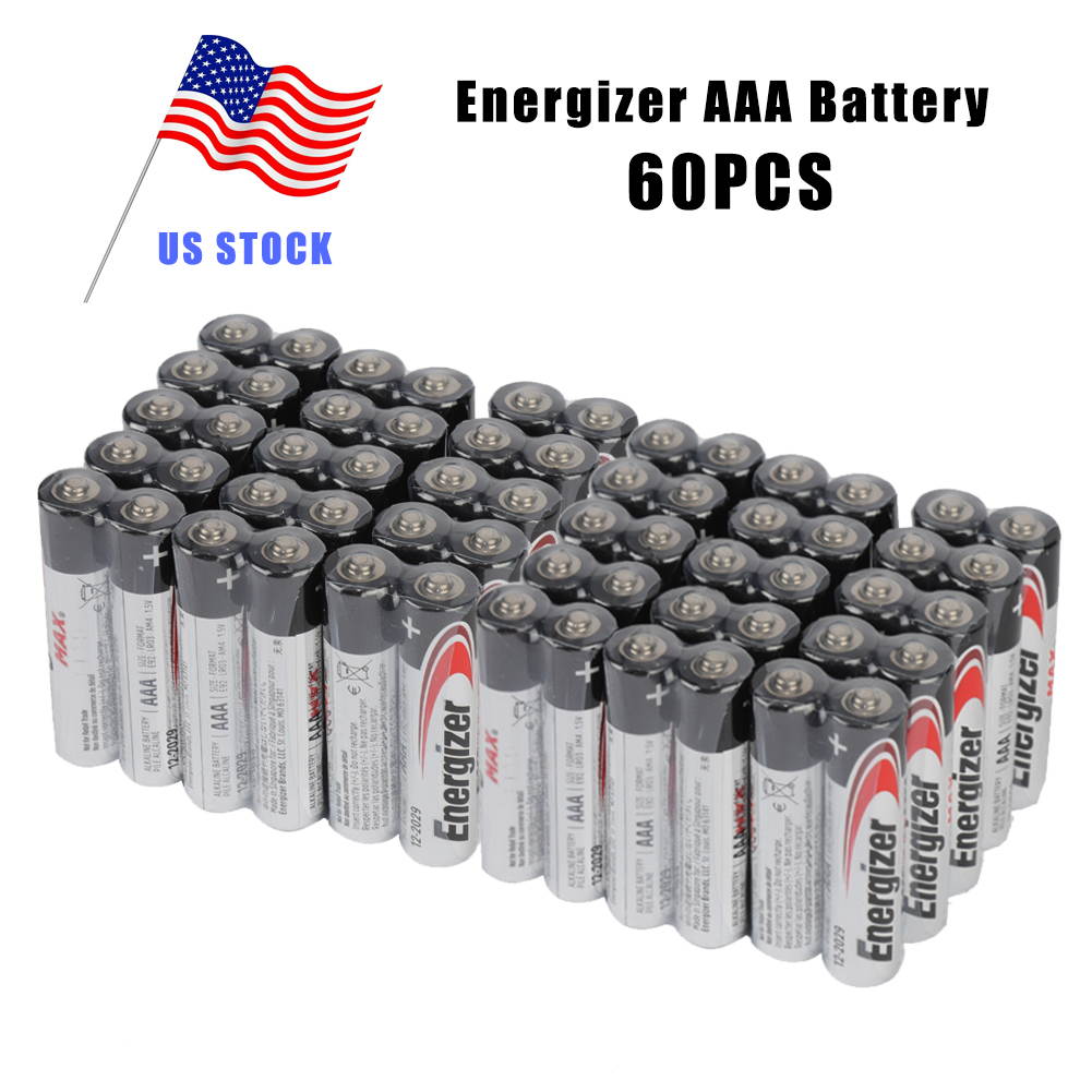 Energizer AA Batteries (60 Count), Double A Max Alkaline Battery