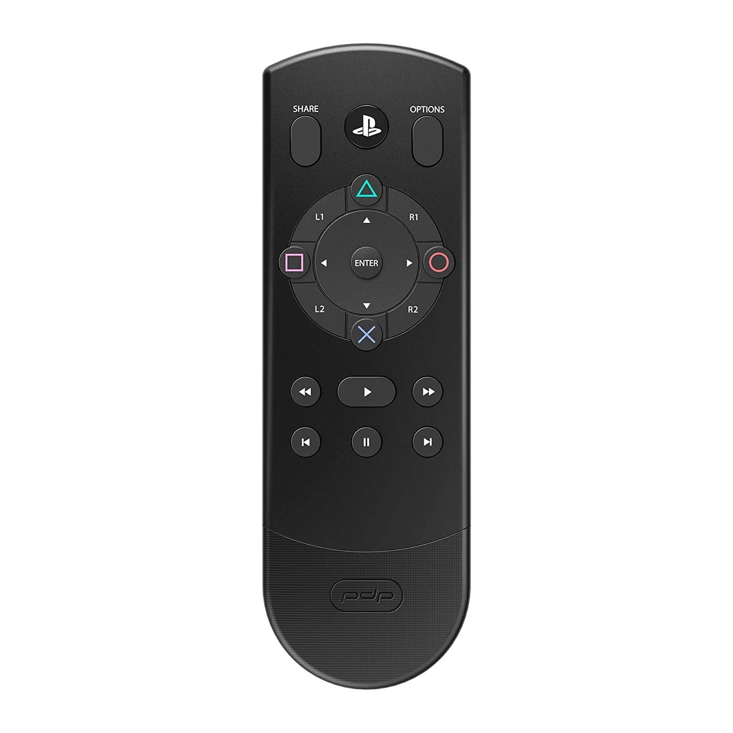 PDP 051-038-D1 Universal Media Remote Control for PS4, TV, Cable Box & Audio Receiver & 051-075-NA Bluetooth Enabled Media Remote Control for Playstation 4