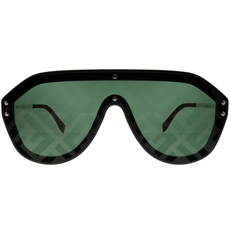 Fendi FF M0039/G 807 XR Unisex Shield Sunglasses Black 99mm