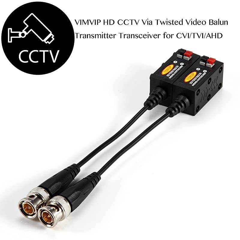 1080P AHDHDCVITVICVBS Passive HD Video Balun Transmitter 4 Pairs UTP Up to 350M600M