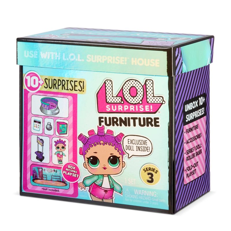 L.O.L. Surprise! Furniture Roller Rink with Roller Sk8er