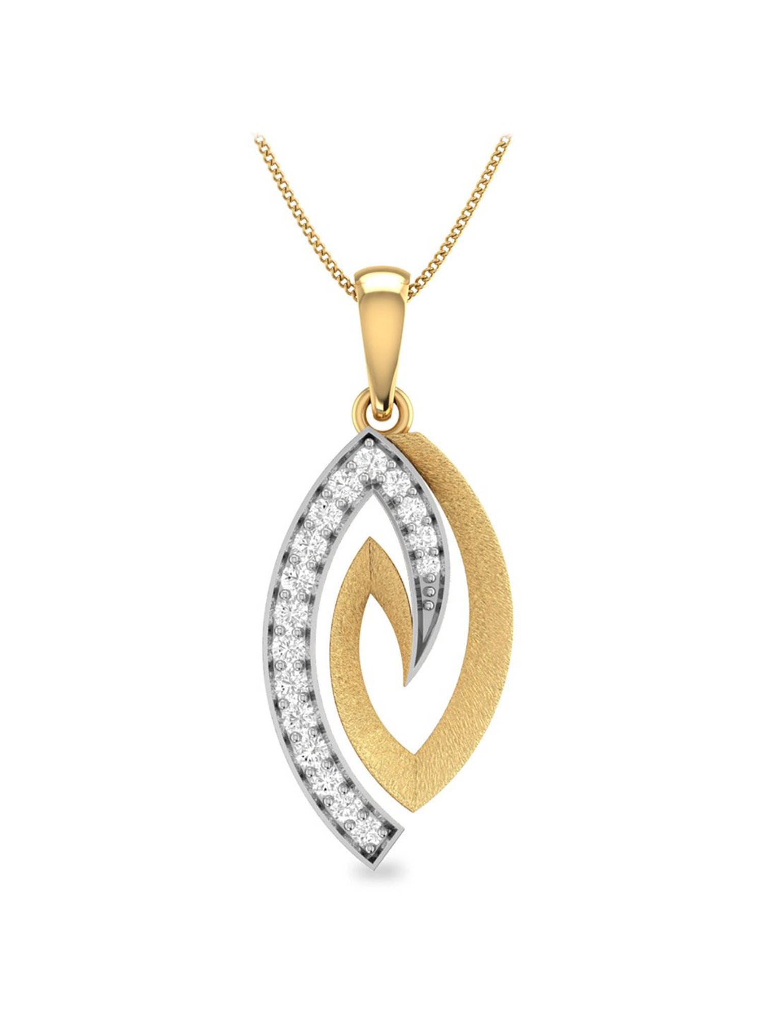 PC Jeweller Darick 18k Gold Pendant without Chain for Women