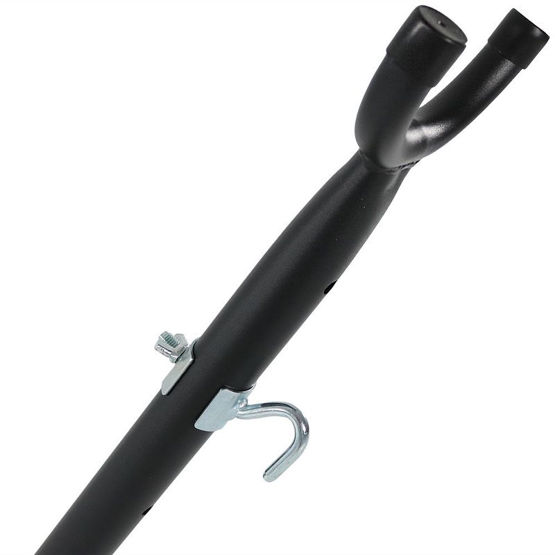 Sunnydaze Brazilian Portable Heavy-Duty 2-Person Space-Saving Hammock Stand Only with Carrying Case - 400 lb Weight Capacity - Black