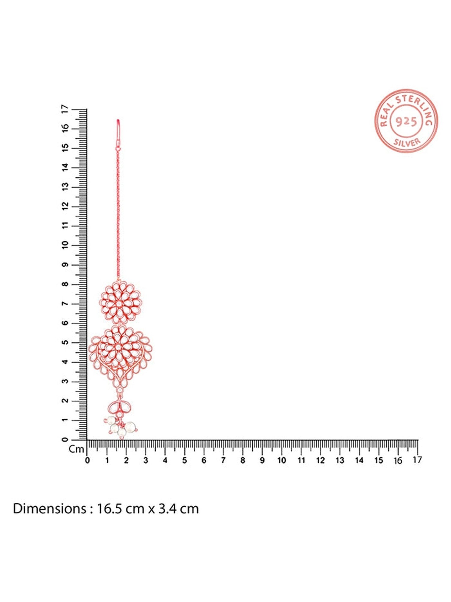 GIVA 92.5 Sterling Silver Banno Maangtikka