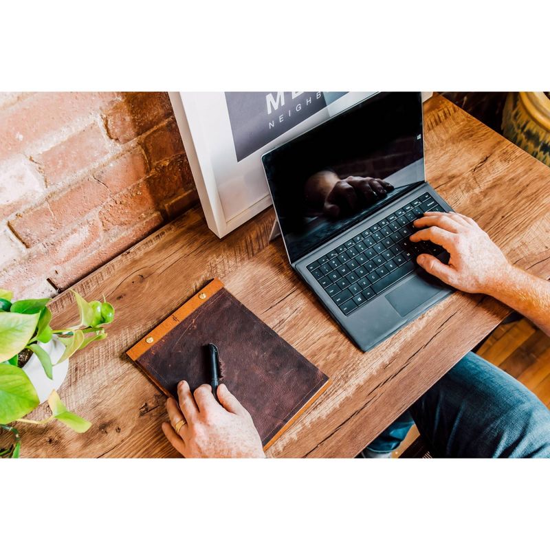 Bellamy Computer Desk Classic Oak - OneSpace