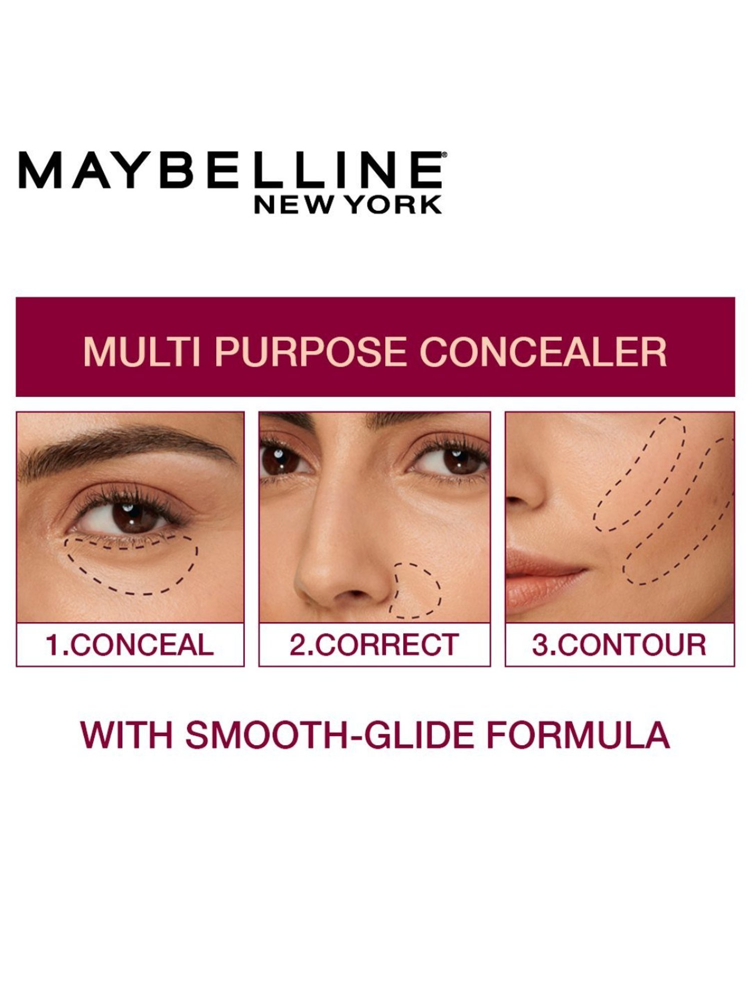 Maybelline New York Instant Age Rewind Eraser Multi Use Concealer Ivory - 6 gm