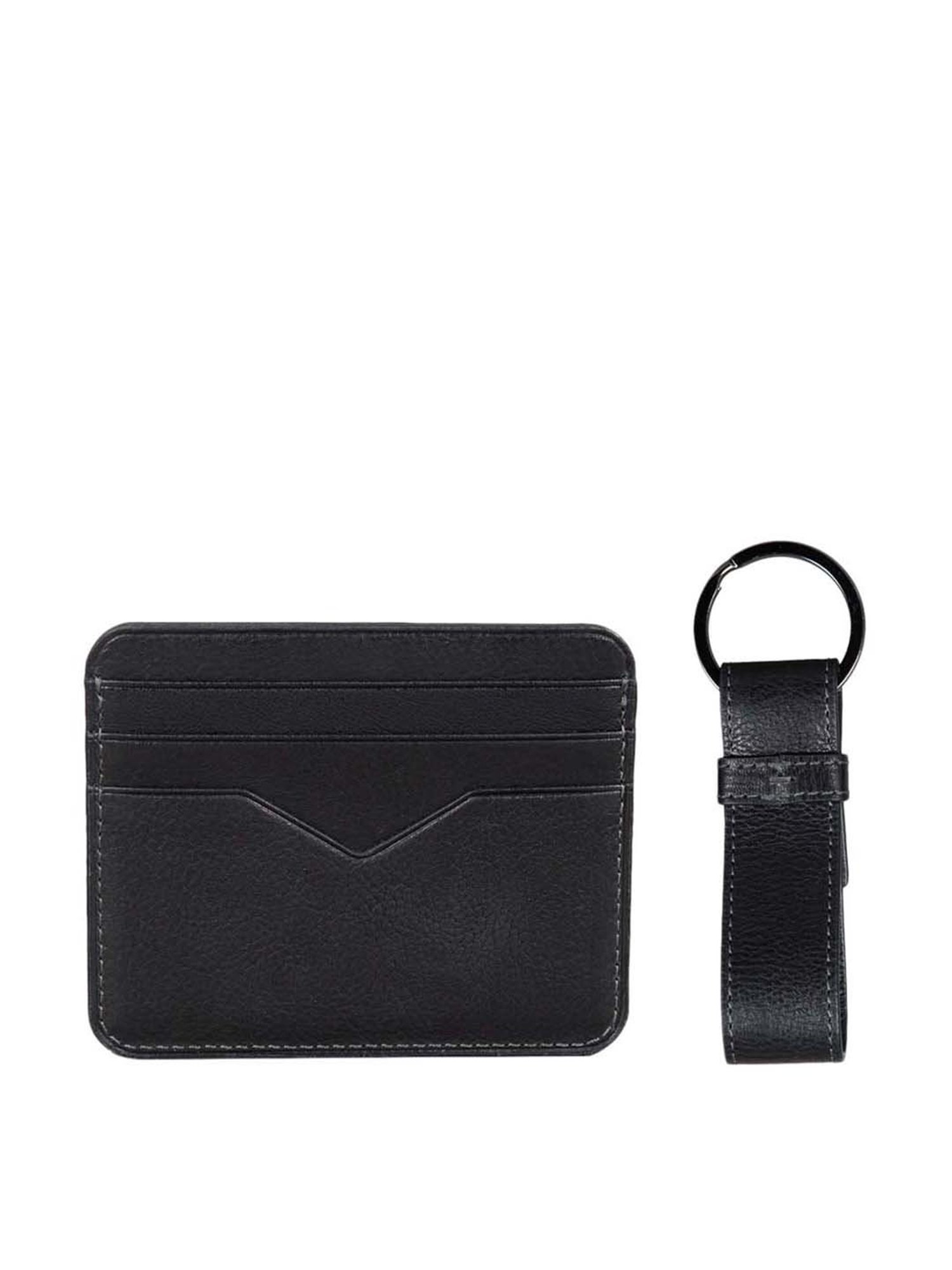 SASSORA Sliver Leather Keychain Key Ring Holders Anniversary Gift, Birthday Gift - Pack of 2