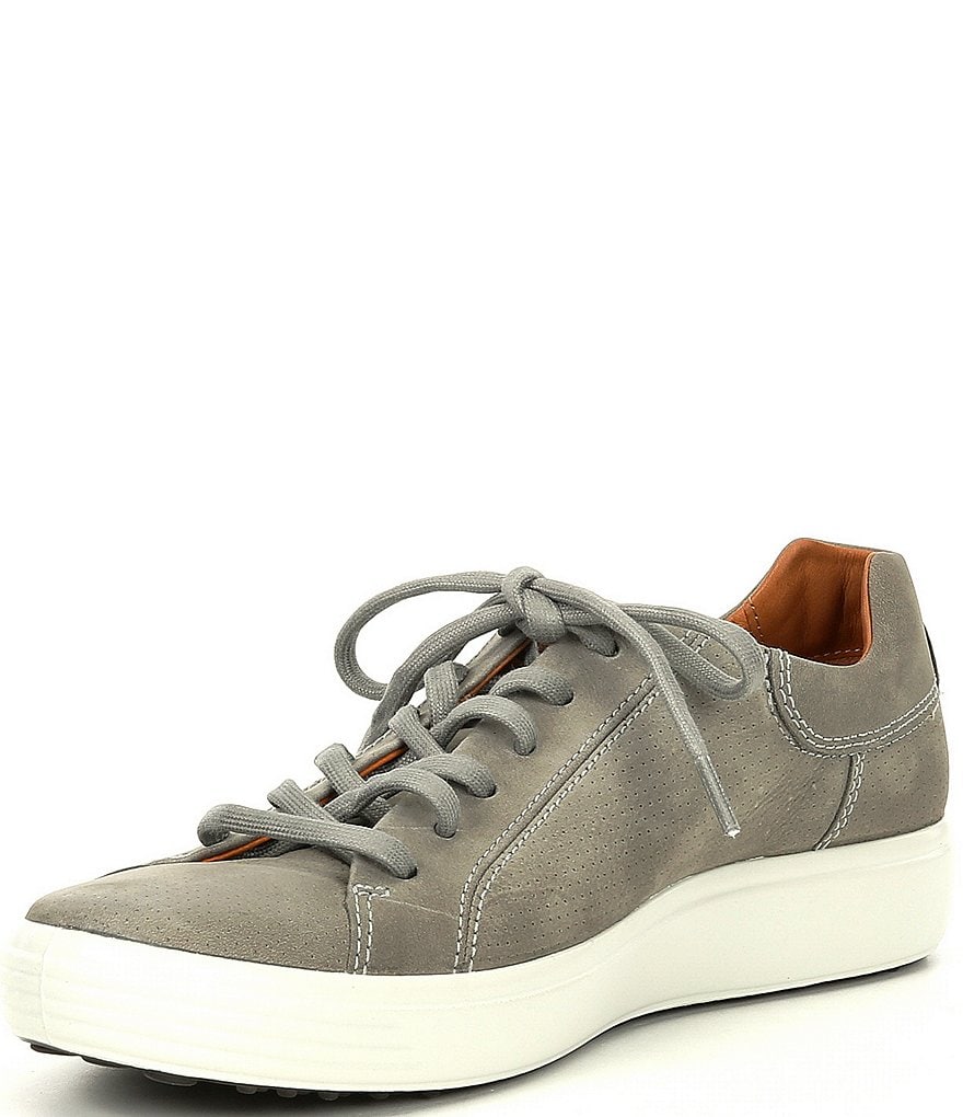 ECCO Men's Soft 7 Street Lace-Up Perforated Sneakers