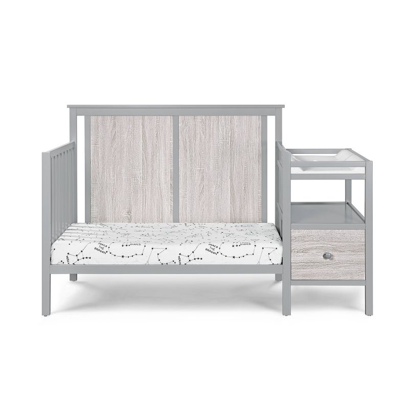 Suite Bebe Connelly Crib Combo - Gray/Rockport Gray