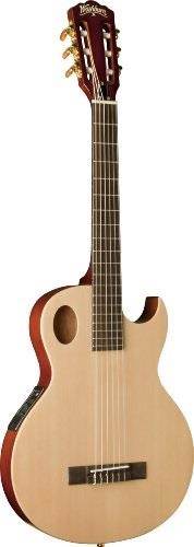 washburn usmeact42s festival series acoustic electric guitar, natural