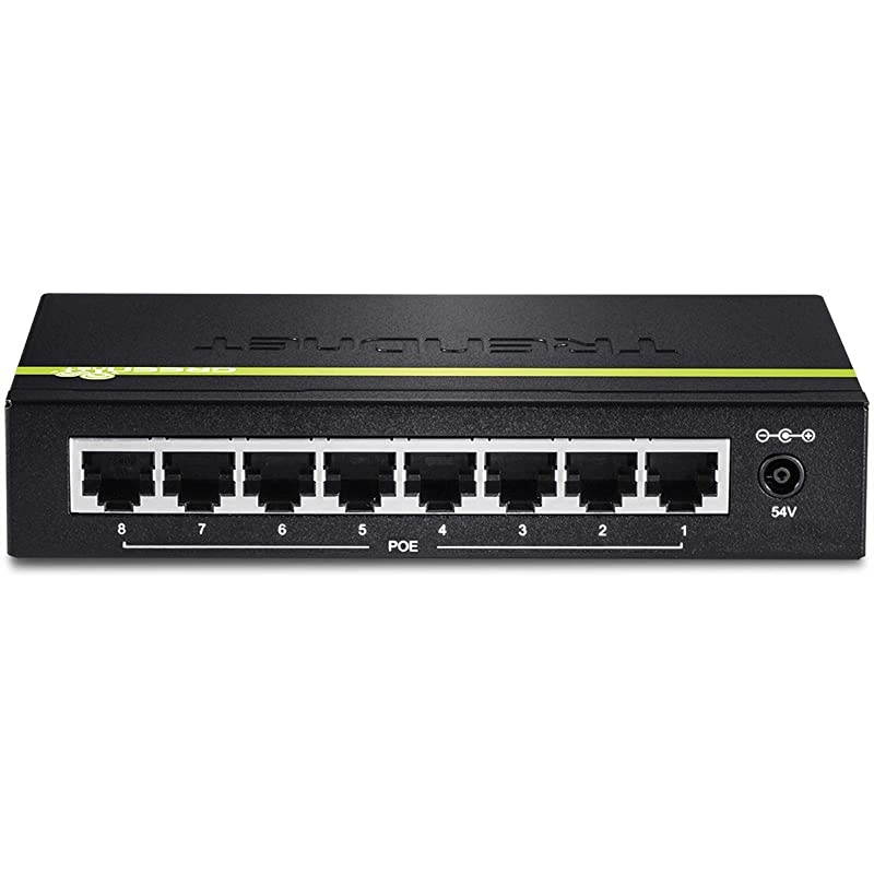 8-Port Gigabit PoE+ Switch, 8 x Gigabit PoE+ Ports, 123W PoE Power Budget, 16 Gbps Switching Capacity, Desktop Switch, Ethernet Network Switch, Metal, Lifetime Protection, Black, TPE-TG80G