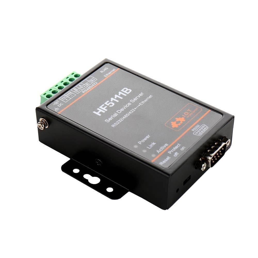 Industrial RJ45 RS232/485/422 Serial to Ethernet Free RTOS Serial 1 Port Server Converter Device