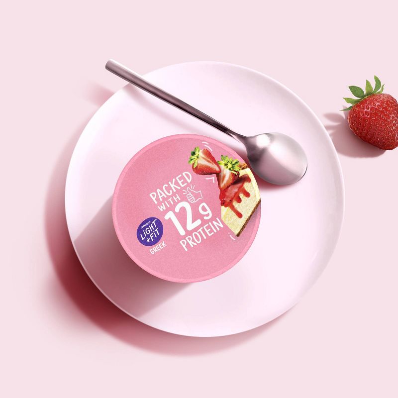 Dannon Light and Fit Strawberry Flavored Greek Yogurt - 4ct/5.3oz