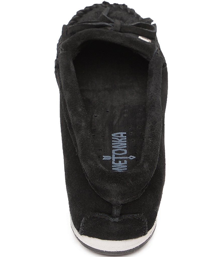 Minnetonka Kilty Plus Suede Moccasins
