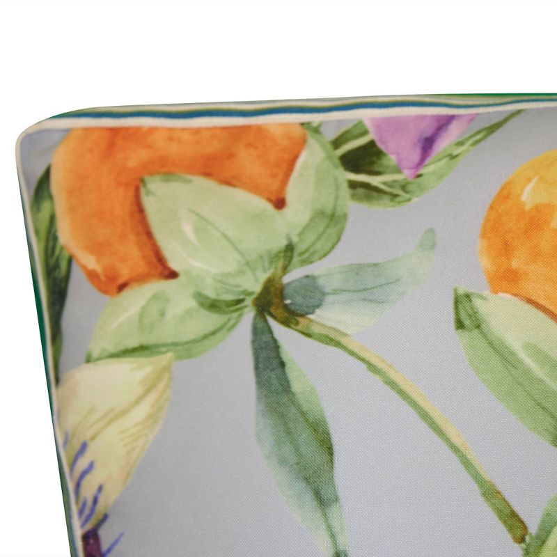 20" x 20" Pretty Protea Ribbon Decorative Patio Throw Pillow - Edie@Home