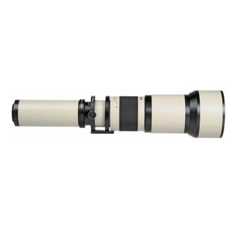 Bower 650-1300mm f/8-16 Telephoto Lens for Canon EOS 50D 40D 30D + 2X Converter + Accessory Kit