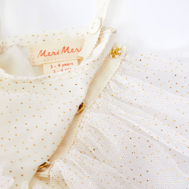 Meri Meri - White Tulle Fairy Dress Up Set (5-6 years) - Costume full body apparel - 2pc