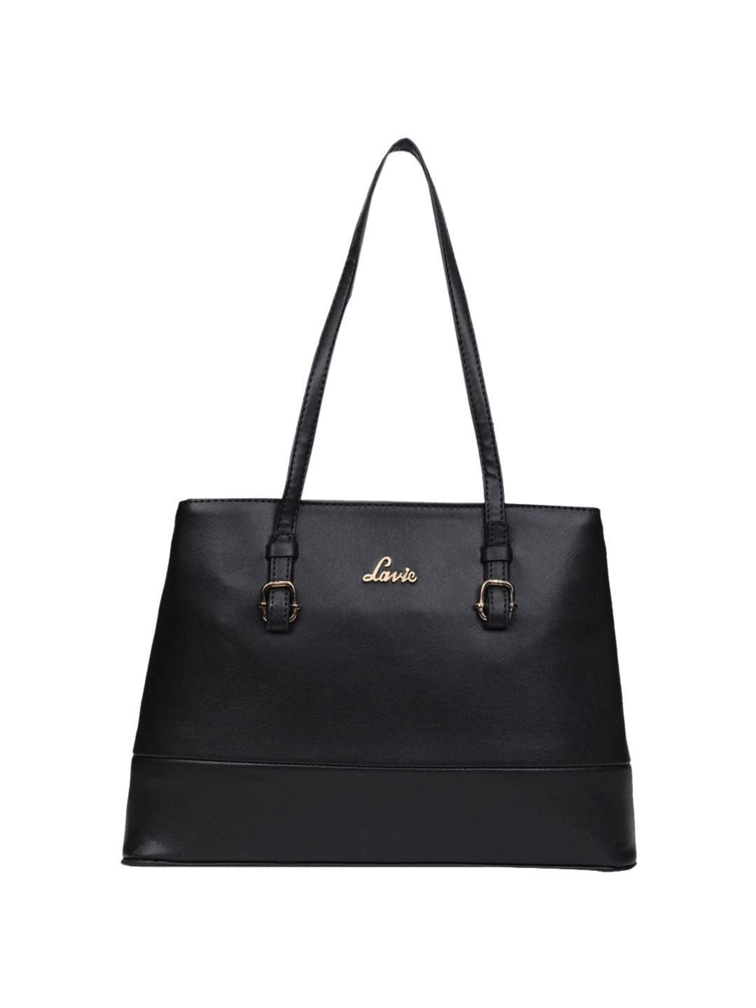 Lavie Bagan Black Solid Shoulder Handbag