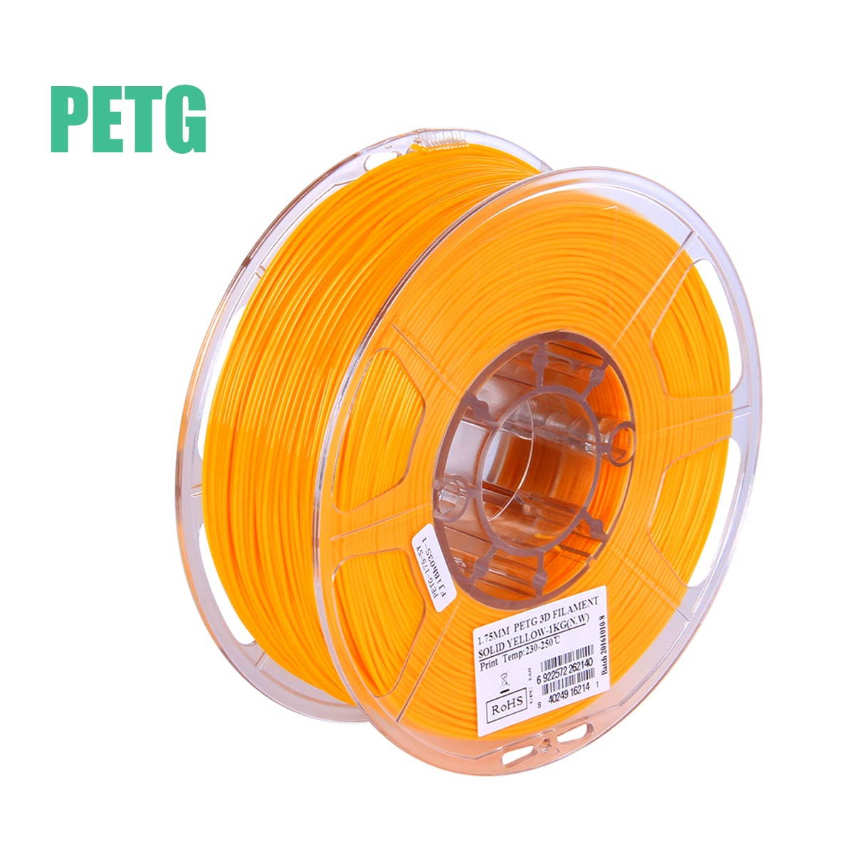 eSUN PETG 1.75mm 3D Printer Filament Printing Consumables Dimensional Accuracy: +/- 0.05mm 1kg(2.2lb) Spool Material Refills Solid Green