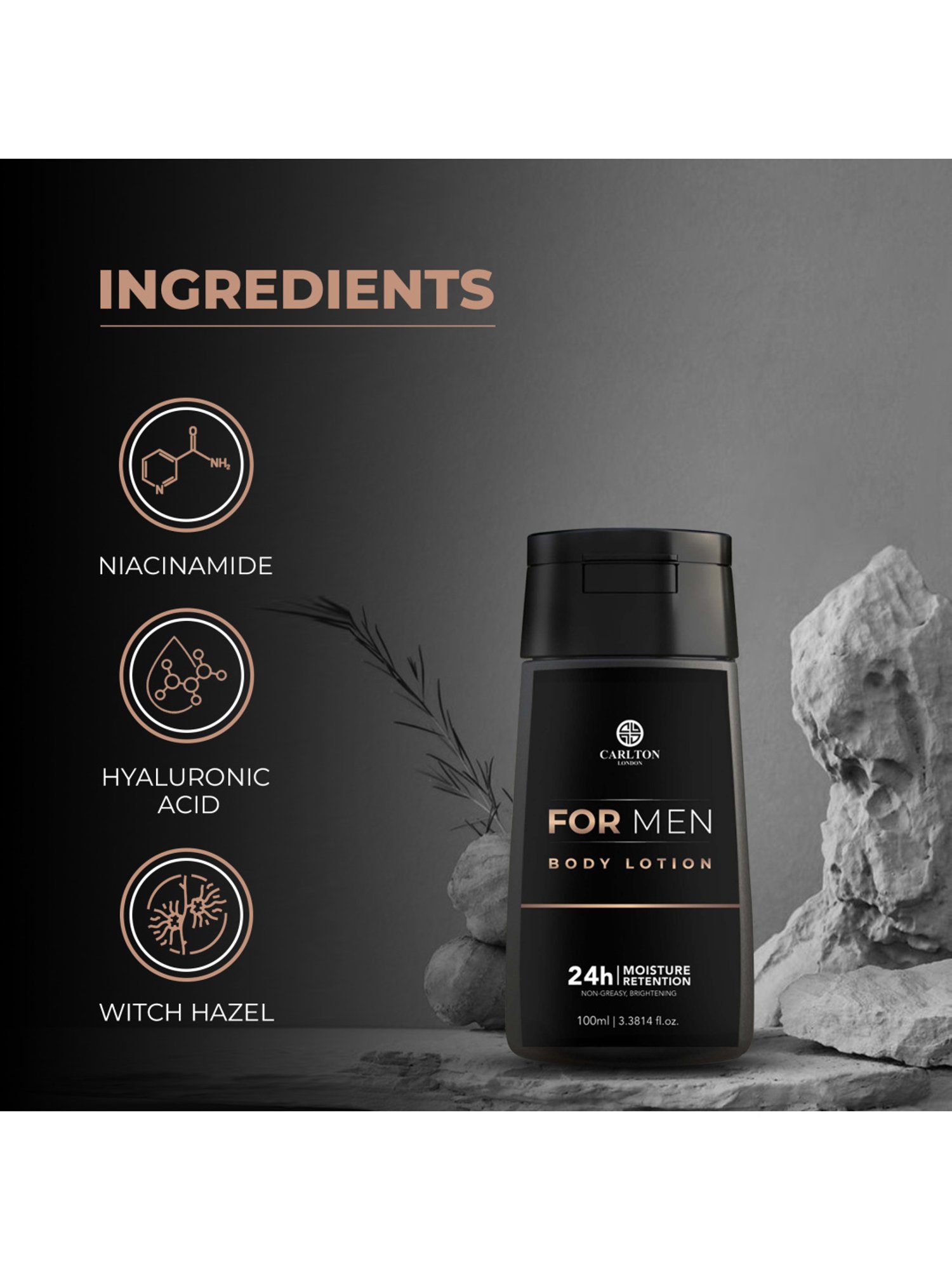 Carlton London Men Body Lotion - 100 ml