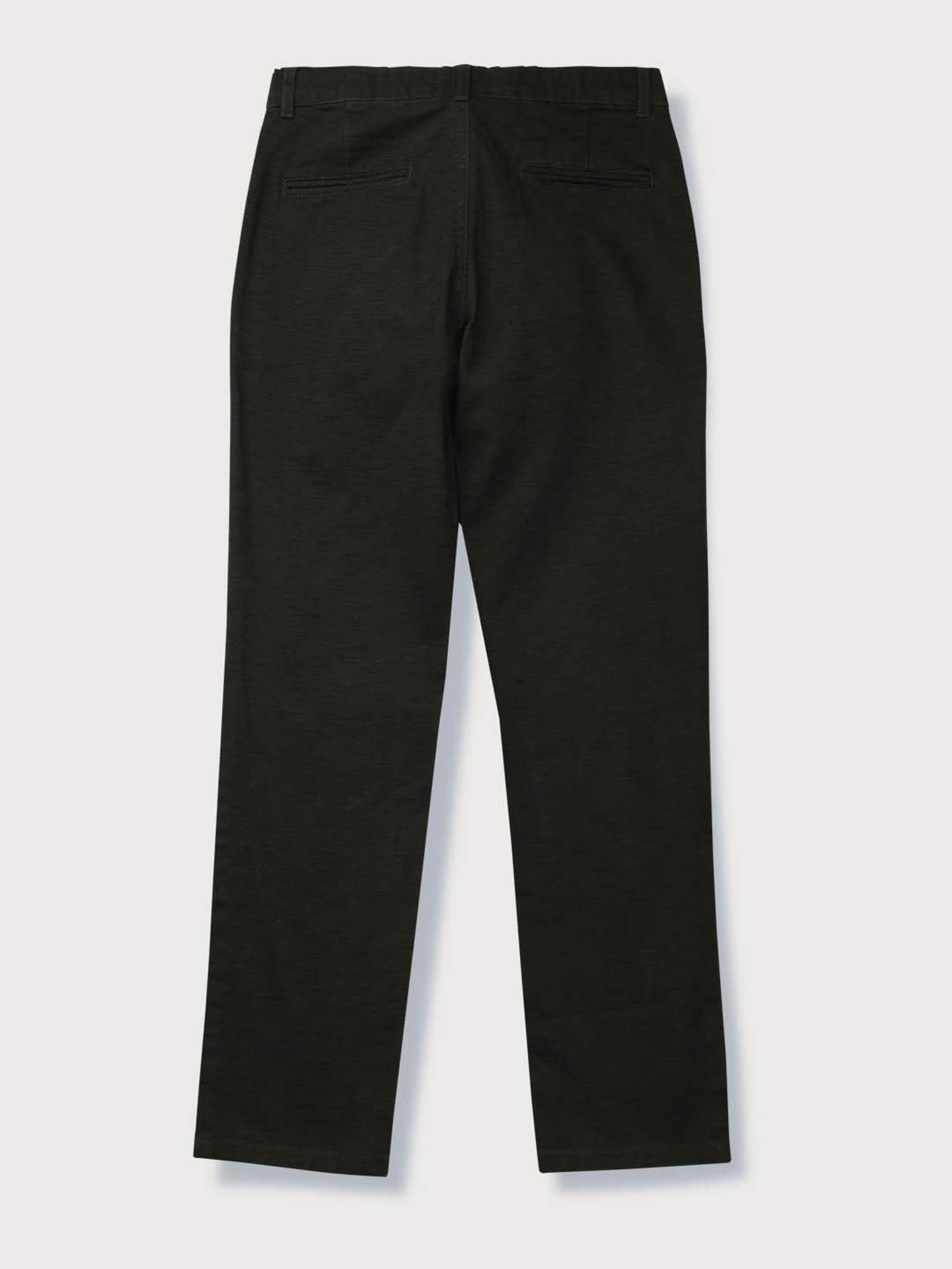 Gini & Jony Kids Black Cotton Regular Fit Trousers