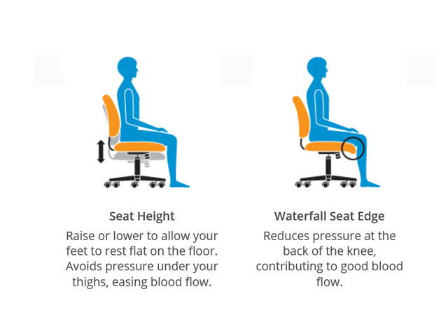 Lightweight Ergonomic Comfortable Work Tilter Chair with Armrests (G8456) Task Chair for Office, Home, Computer Desk, Workstation, Conference Room Ergonomic with Medium Back Lumbar Support
