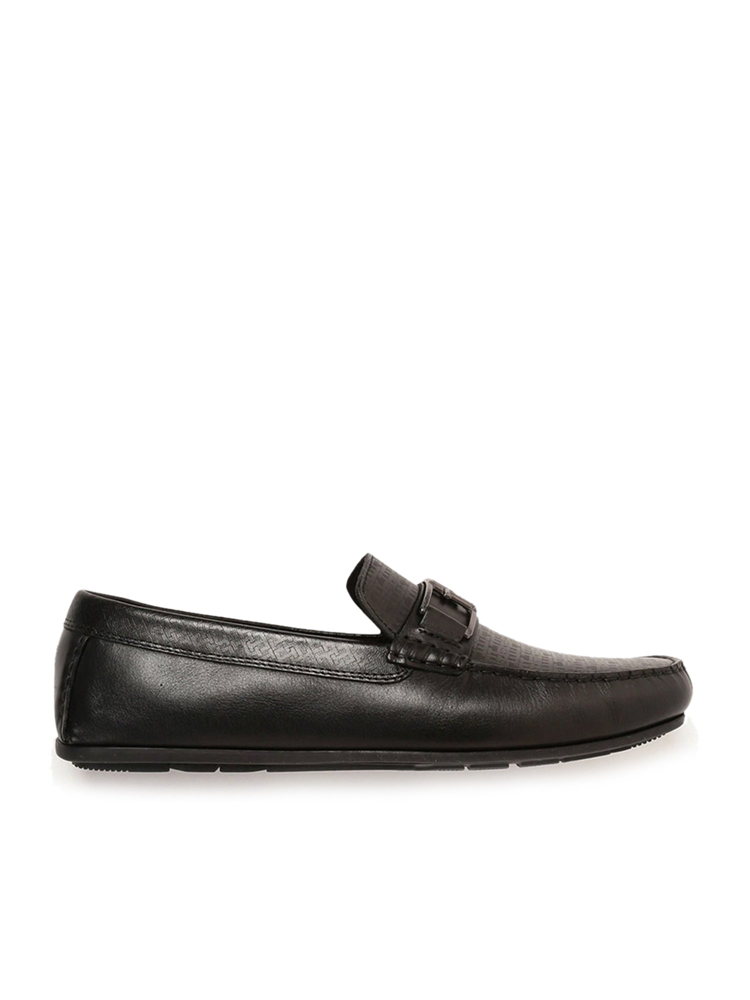 Tommy Hilfiger Men's Black Casual Loafers
