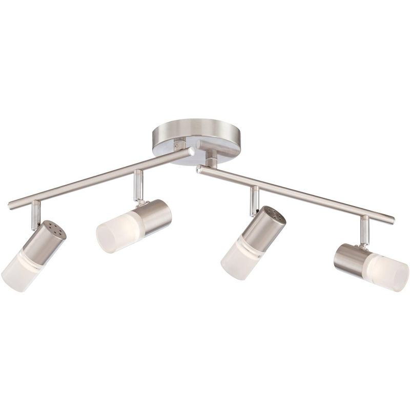 Pro Track Renee 4-Light Satin Nickel LED Track Fixture