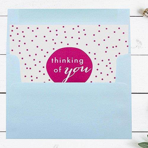 JAM PAPER A7 Premium Invitation Envelopes - 5 1/4 x 7 1/4 - Baby Blue - 25/Pack