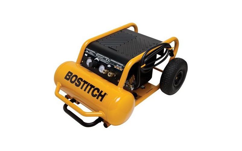 Bostitch CAP1645-OF-R 1.6 HP 4.5 Gallon Oil-Free Hot Dog Air Compressor