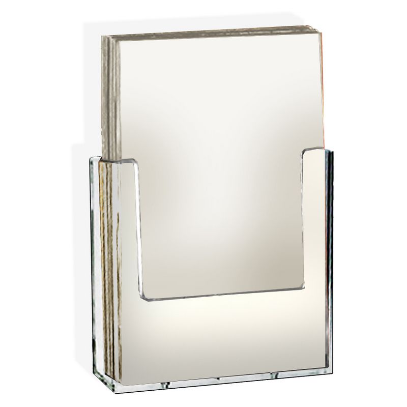 Azar Trifold Wall Mount Brochure Holder 10ct