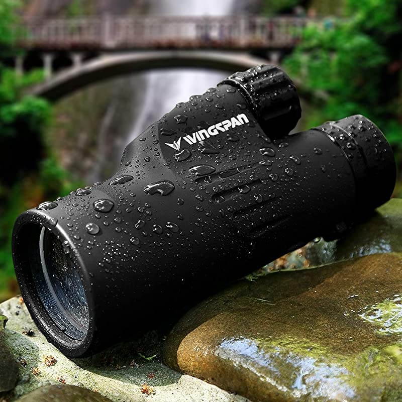 Explorer High Powered 12X50 Monocular. Bright and Clear. Single Hand Focus. Waterproof. Fog Proof. for Bird Watching, or Watching Wildlife. Daytime Use. Formerly Polaris Optics