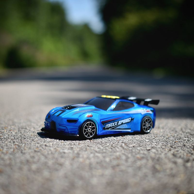 Maxx Action Sports Car Lights & Sounds Motorized Vehicle – Electric Blue
