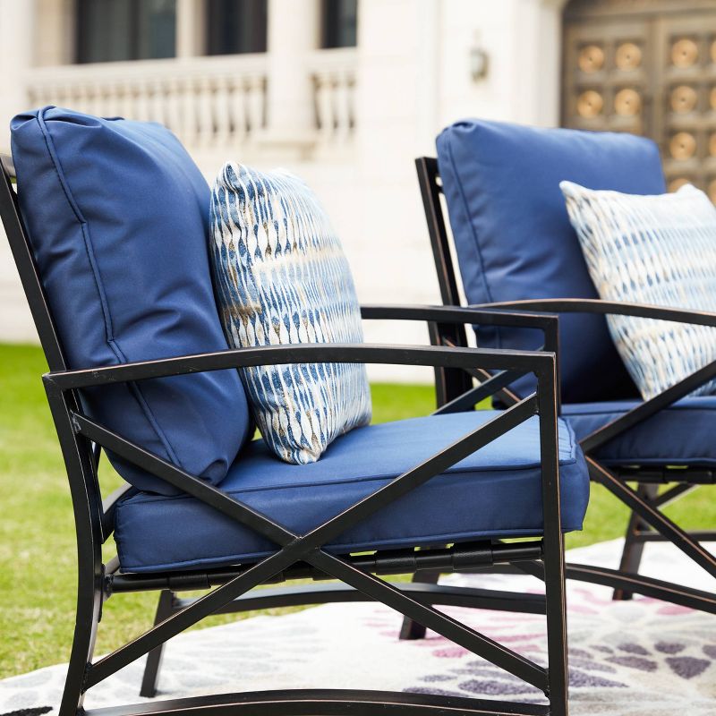 5pc Steel Frame Patio Seating Set - Patio Festival