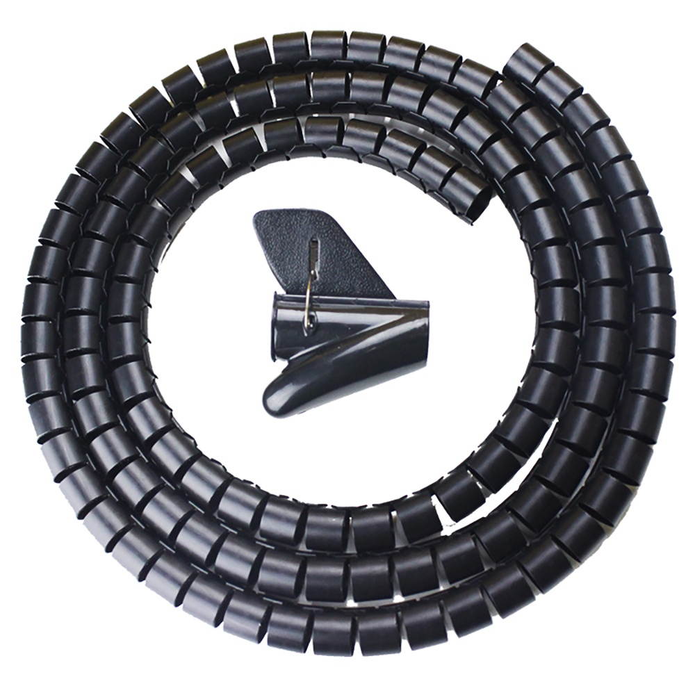 2m Wire Wrap Organizer Winder Clip Cable Plug Wire Holder Mouse Cord Protector Management Ethernet Wire