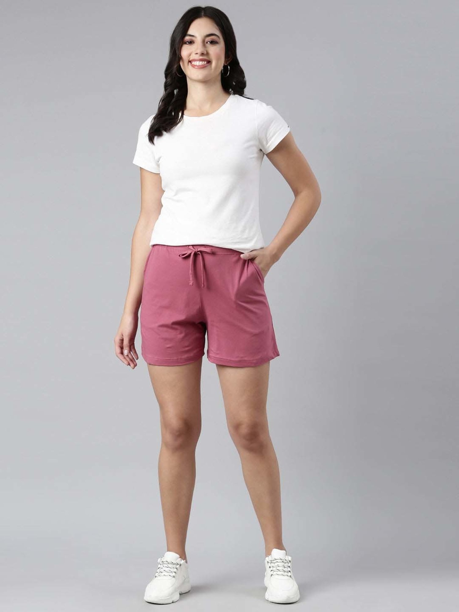Go Colors! Pink Cotton Shorts