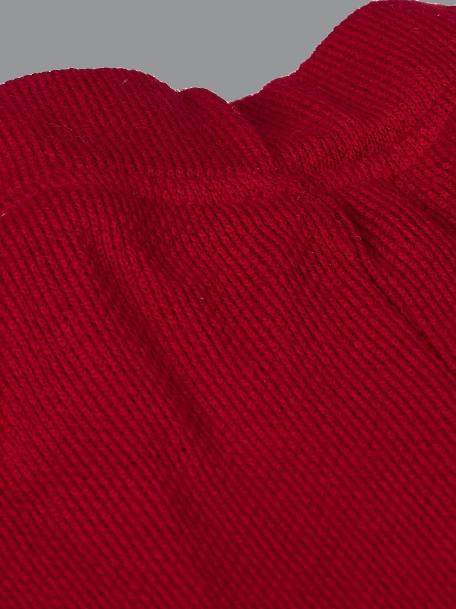 Cayman Red Mid Rise Pants