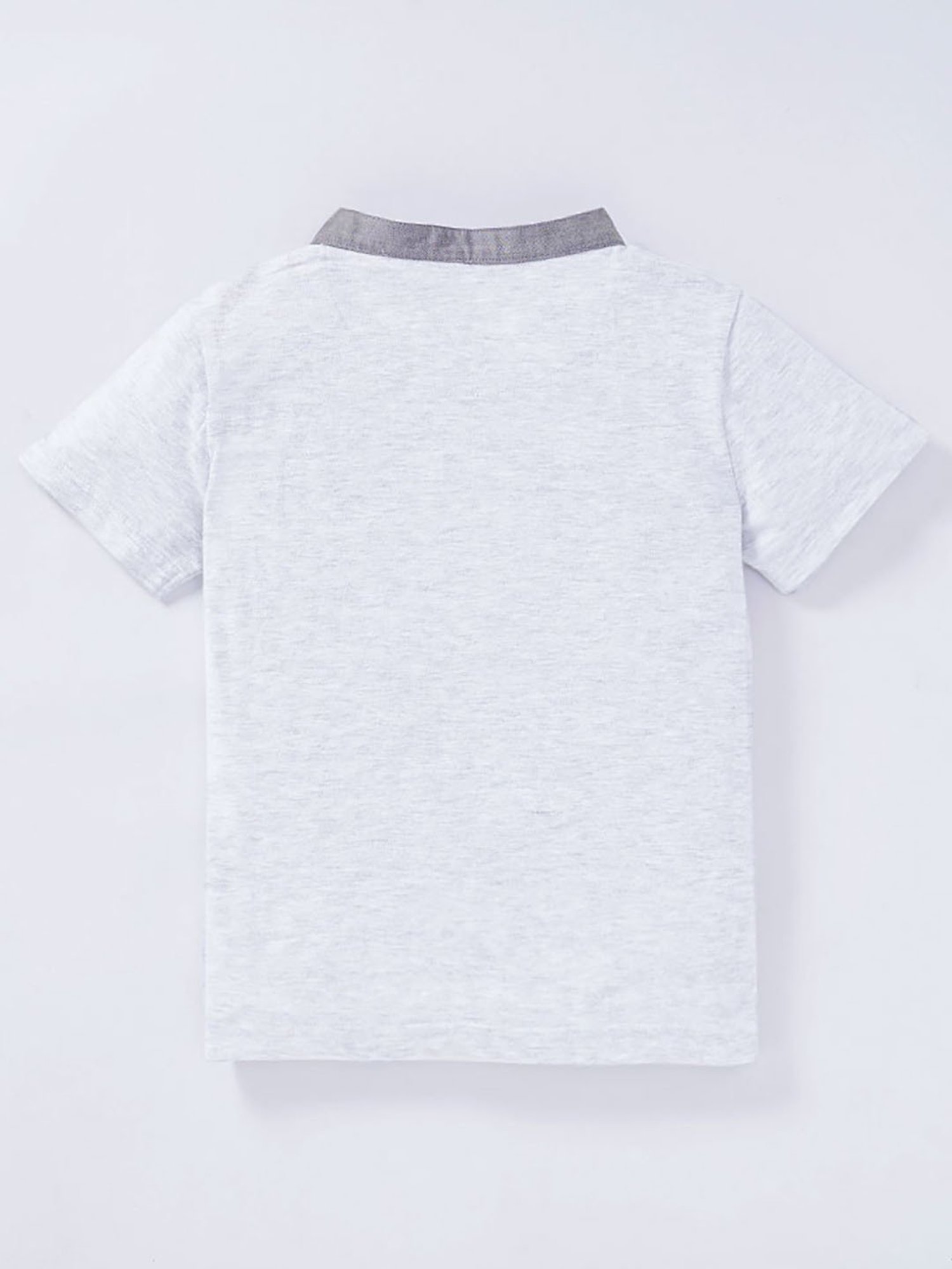 Ed-a-Mamma Boys Grey Printed T-Shirt